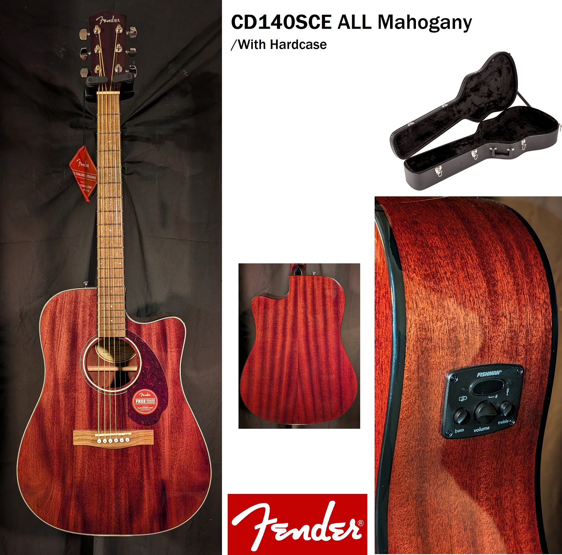 Fender cd140sce Mahogany