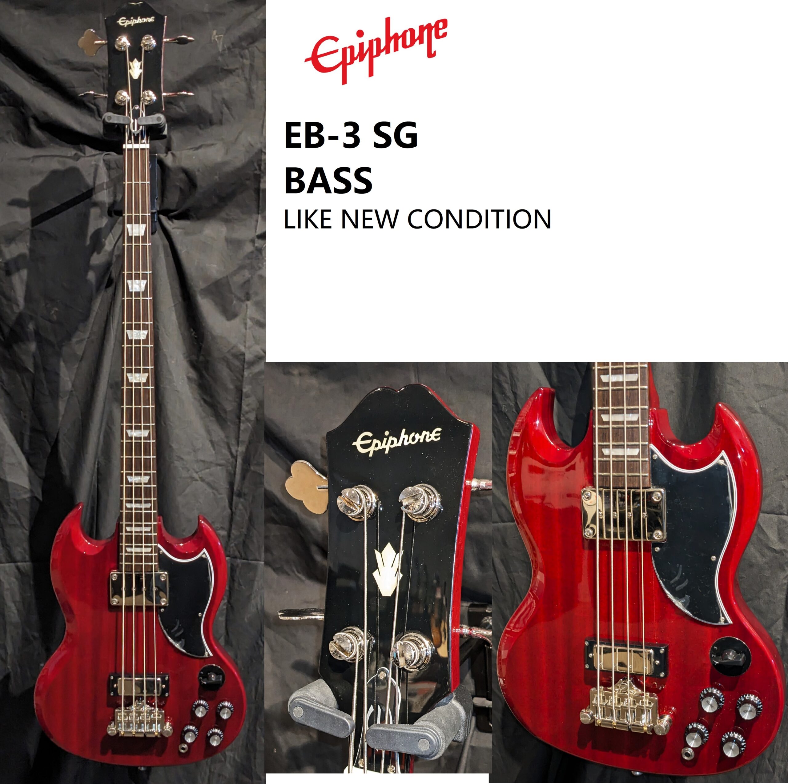 Epiphone EB-3 SG Bass (used) – Murphy's Music