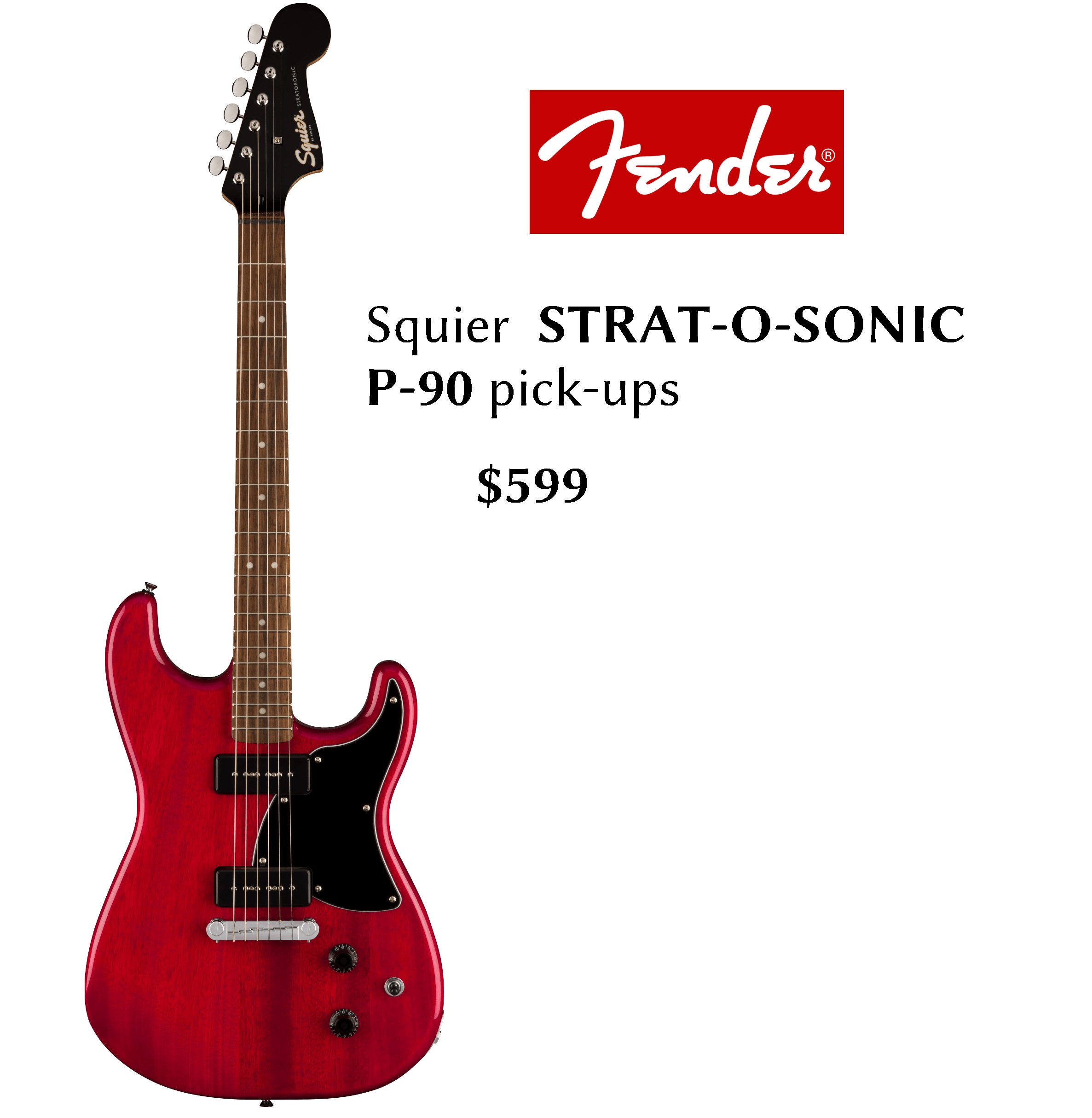 Fender Squier Strat o Sonic – Murphy's Music