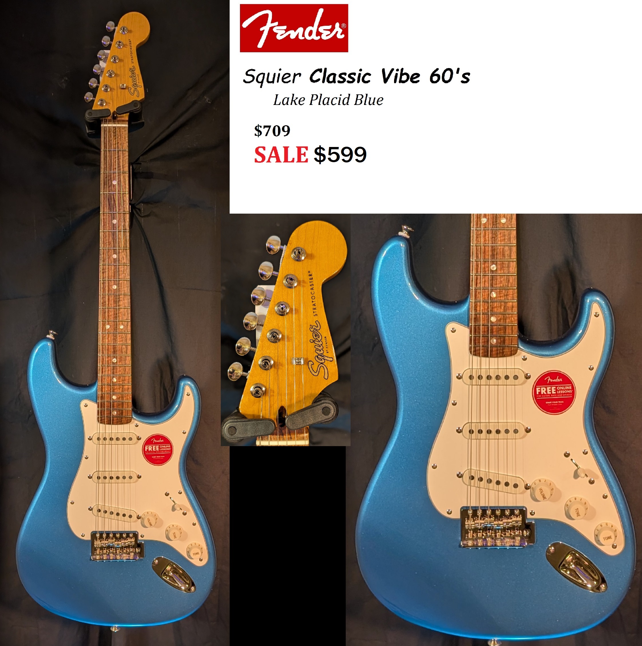 SQUIER CLASSIC VIBE 60'S SALE