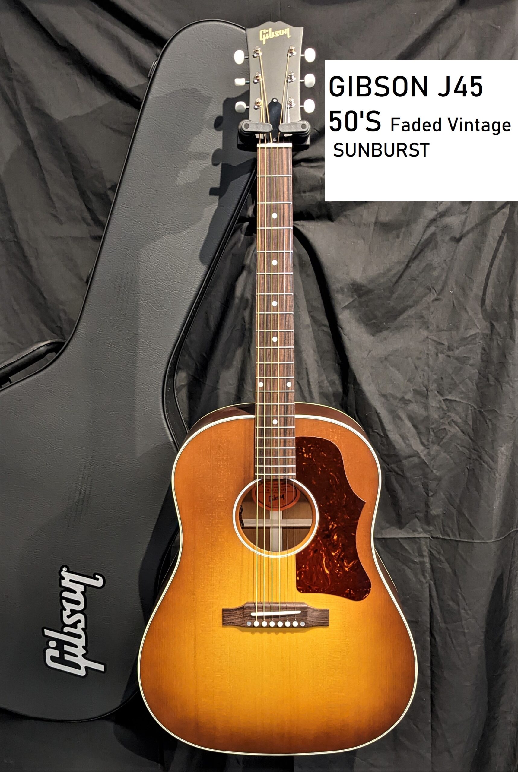 Gibson J-45 50's Faded Vintage Sunburst